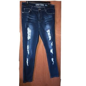 Cute gogo jeans in the size 15